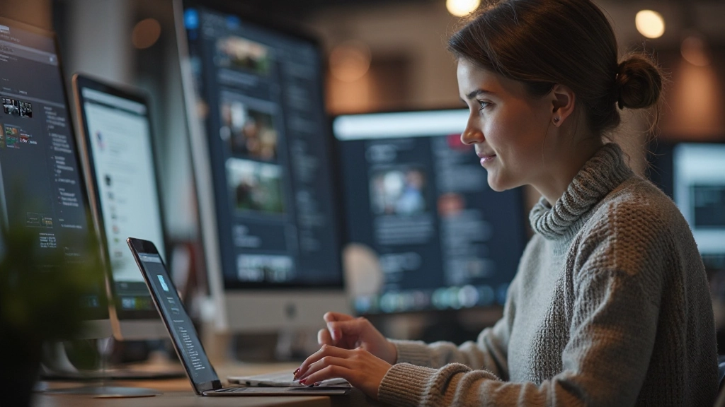 Mobiele telefoon met responsief webdesign dat zich aanpast aan verschillende schermgroottes