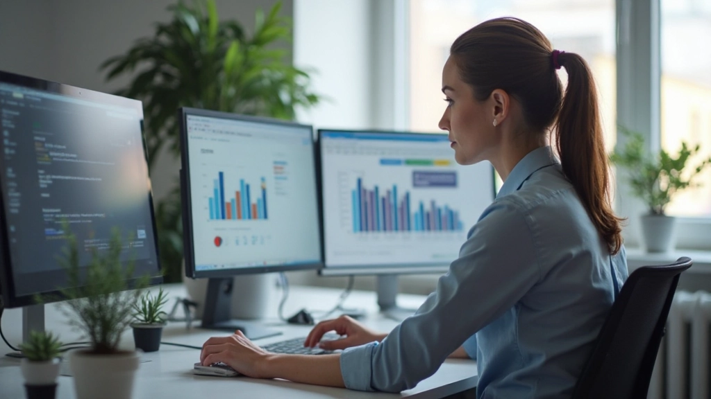 Professionele foto van UX-onderzoeker die gebruikersfeedback analyseert in modern kantoor