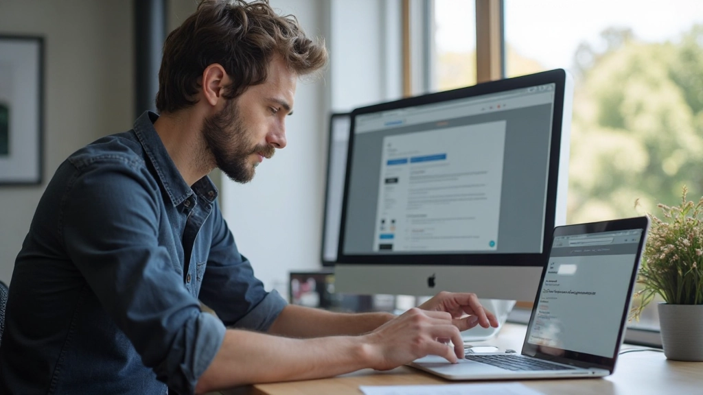 Mobiele telefoon met responsief webdesign dat zich aanpast aan verschillende schermgroottes
